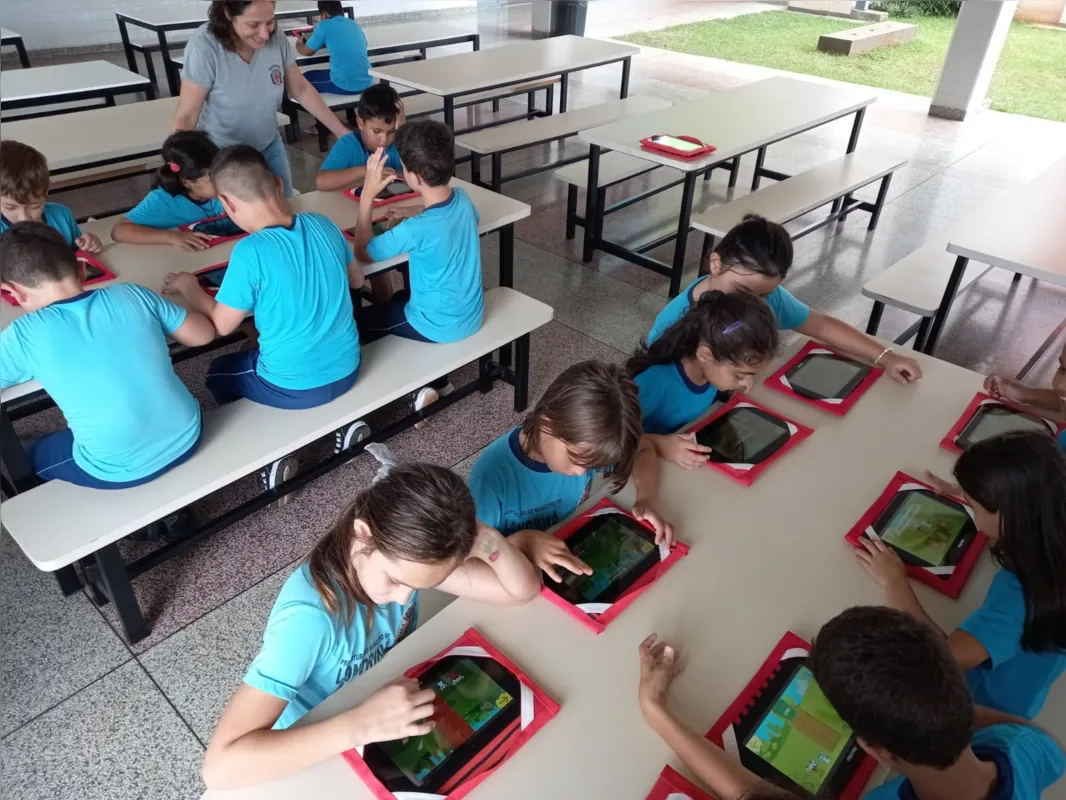 Escola Municipal Edmundo Odebrecht, no distrito da Warta: alunos são orientados em tempo integral e já se sentem mais produtivos