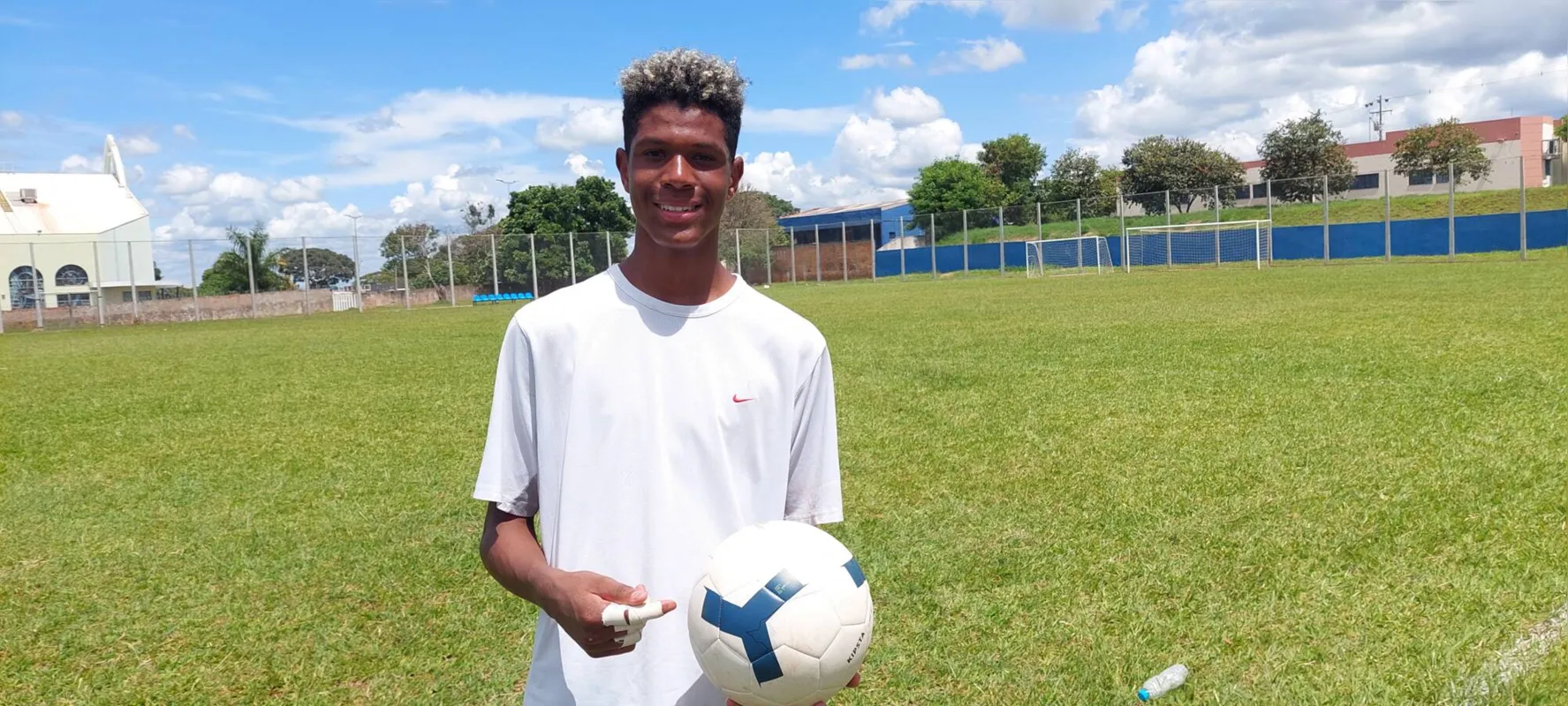 João Pedro Feitosa vem se destacando como goleiro: “Quero agradecer a minha mãe, que sempre me apoiou”