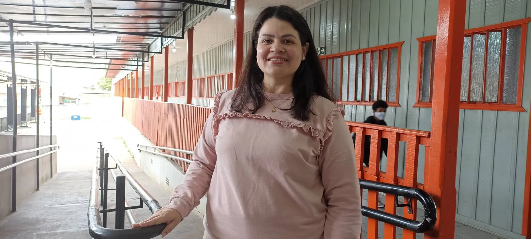 Silmara Cordeiro Monte, coordenadora da Escola Municipal Nina Gardemann:  "Apesar de não ser um assunto curricular, as eleições despertam a curiosidade dos alunos"