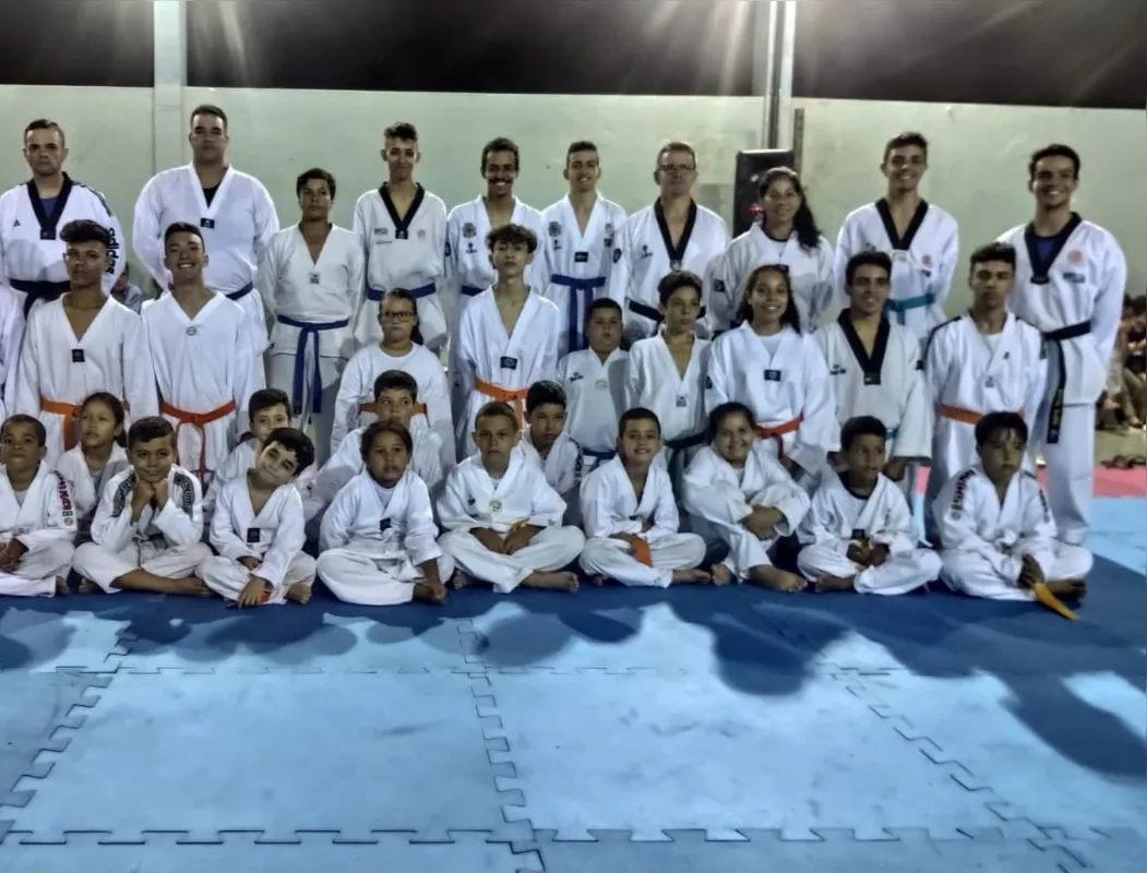 O taekwondo é praticado na Escola Municipal Irene Aparecida da Silva desde 2016 e tornou-se um grande estímulo para os alunos