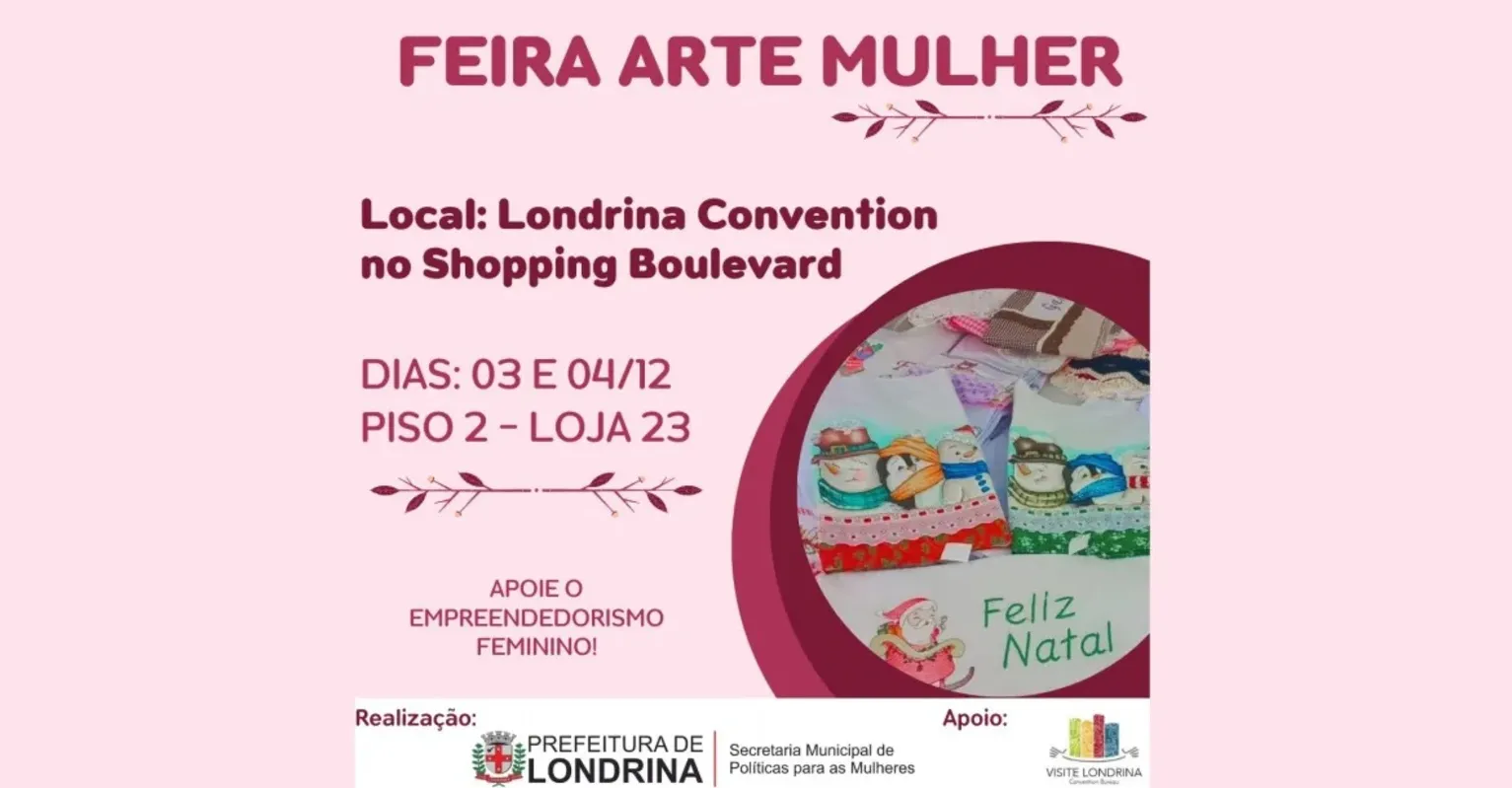 Imagem ilustrativa da imagem Feira Arte Mulher expõe produtos no Shopping Boulevard