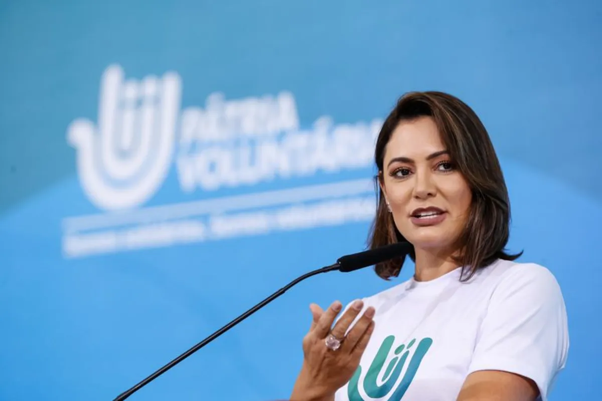 A ex-primeira dama, Michelle Bolsonaro