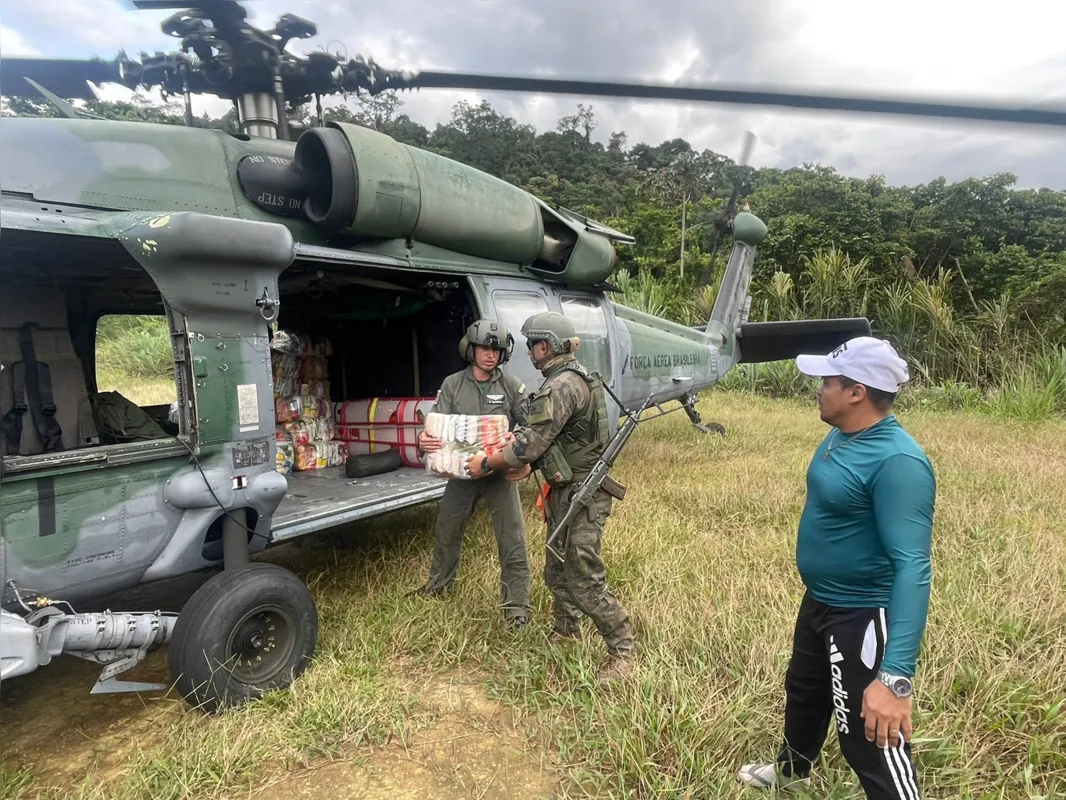 A ação do governo federal é uma resposta emergencial à crise sanitária na terra indígena