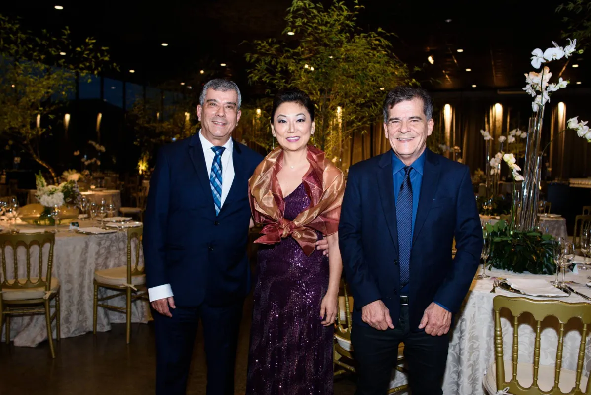 Eduardo Moura, Dra. Beatriz Emi Tamura e José Marcos de Souza