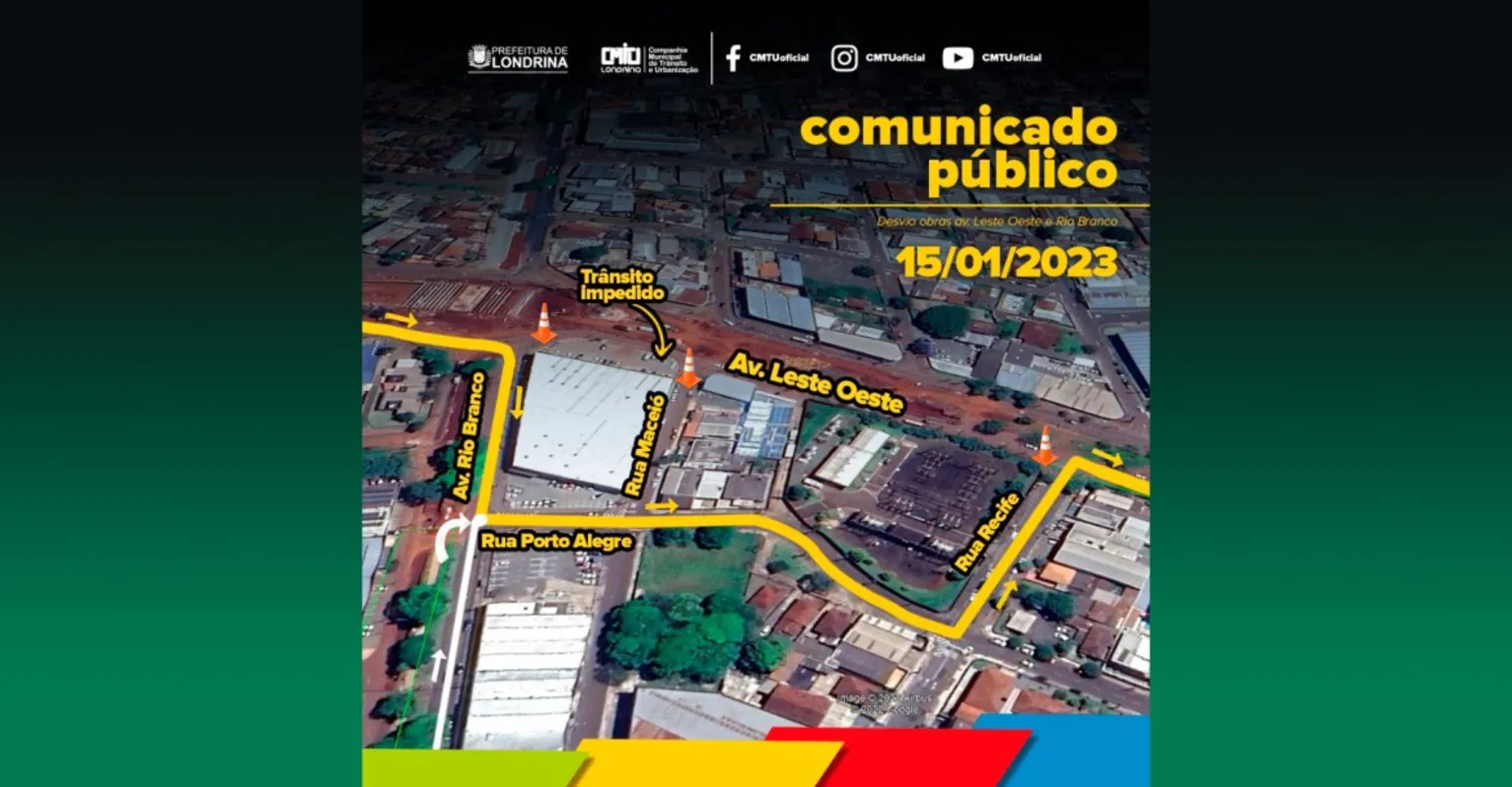 Imagem ilustrativa da imagem Leste-Oeste é interditada por causa da obra do viaduto