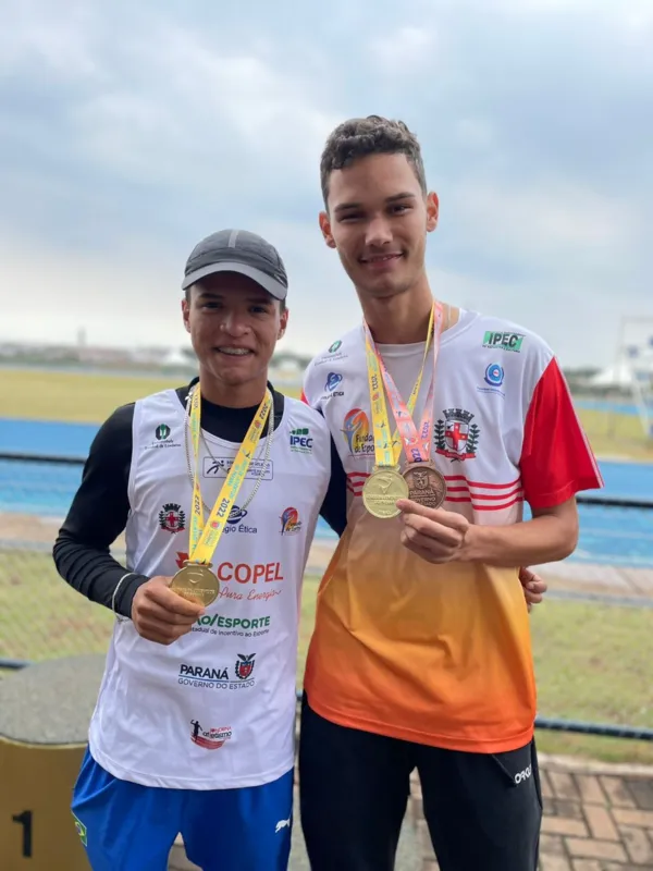 Ruan Miguel (esquerda) e Felipe Coutinho: dois destaques da campanha no Jojup´s em Cascavel