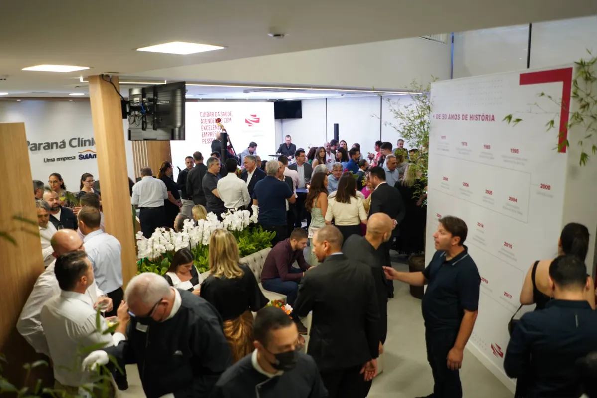 O evento de inauguração reuniu aproximadamente 100 convidados no espaço do Centro Integrado de Medicina Londrina