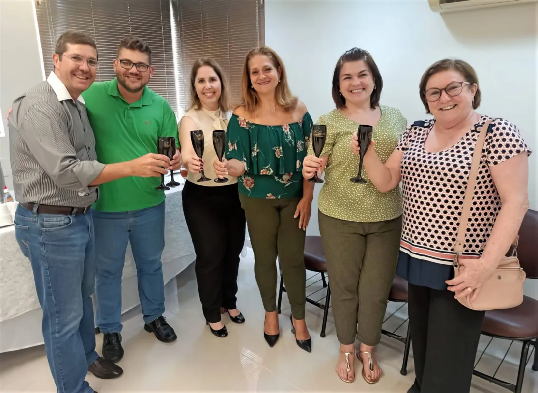 Mário Curti (associado SESCAP-LDR), Carlos Curti (associado SESCAP-LDR), Viviane Roque Batista (diretora de Eventos Adjunta SESCAP-LDR), Paola Guariso Crepaldi (diretora Administrativo Adjunta), Soledade Ponce de Almeida (associada SESCAP-LDR) e Caroline Ponde de Almeida Sasaki (associada SESCAP-LDR)