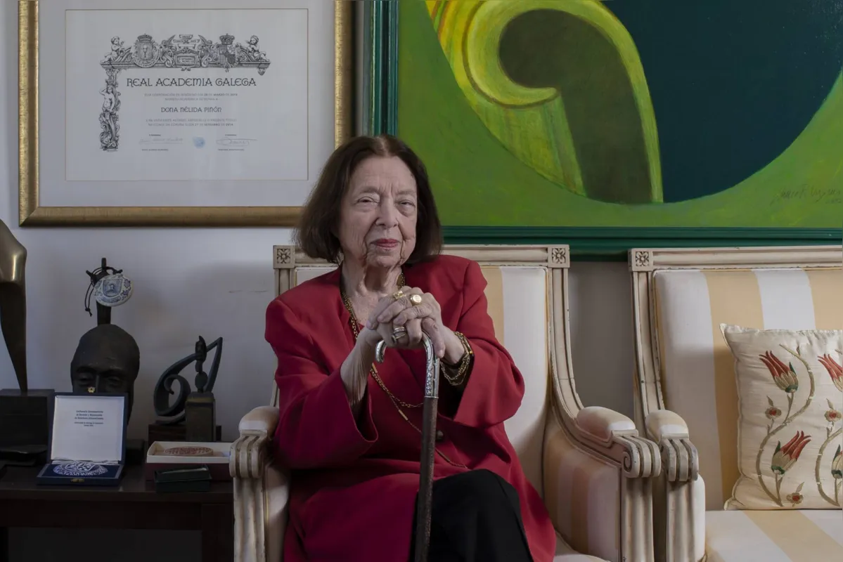 Nélida Piñon, que morreu aos 85 anos, efoi a primeira mulher a presidir a Academia Brasileira de Letras