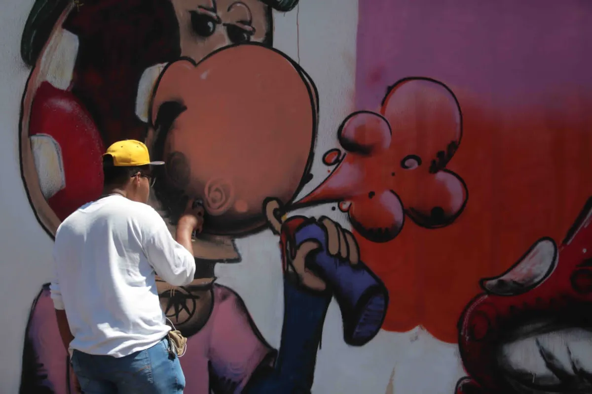 Imagem ilustrativa da imagem Mostra Graffitei leva arte de jovens periféricos ao Sesc Cadeião