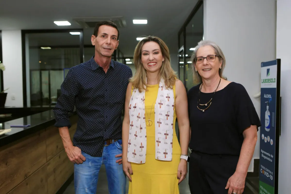 Maurício de Freitas, Daianny Festti Sussai e Elizabeth Debertolis
