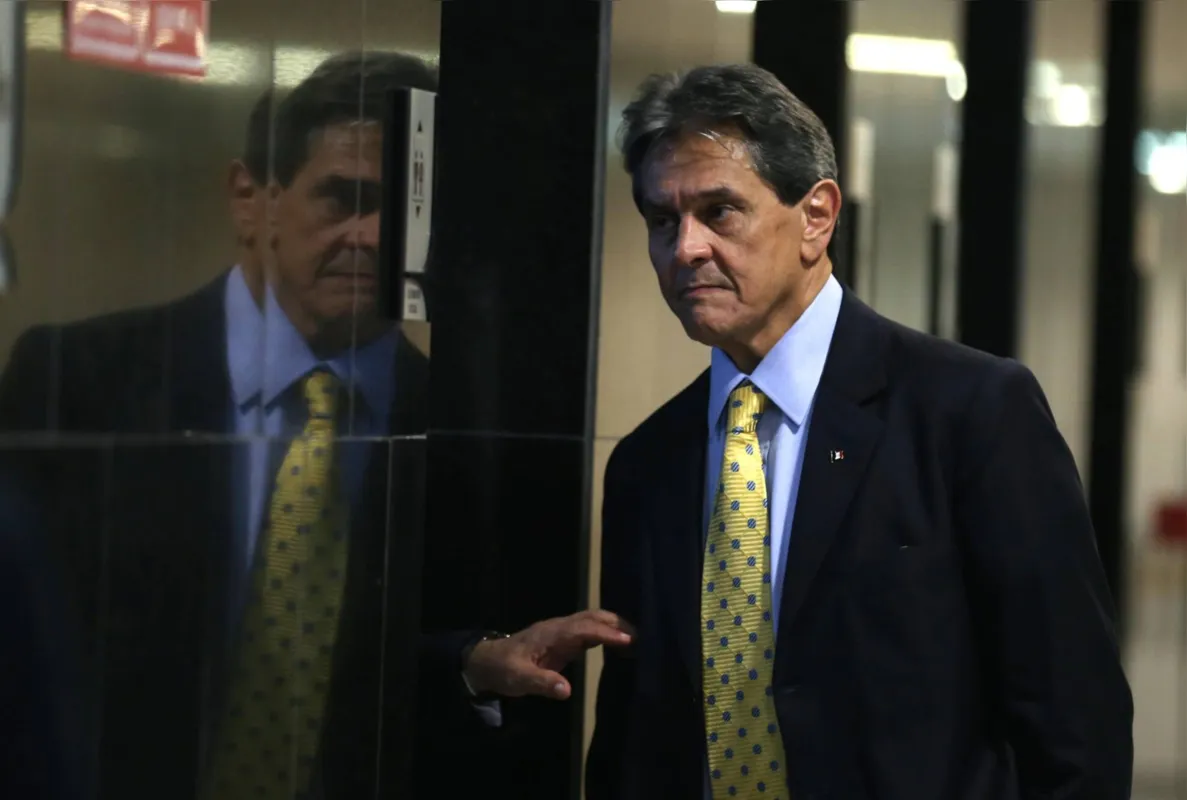 Presidente Nacional do Partido Trabalhista Brasileiro (PTB), Roberto Jefferson, fala à imprensa após reunião com o presidente Michel Temer, no Palácio do Planalto (Valter Campanato/Agência Brasil)