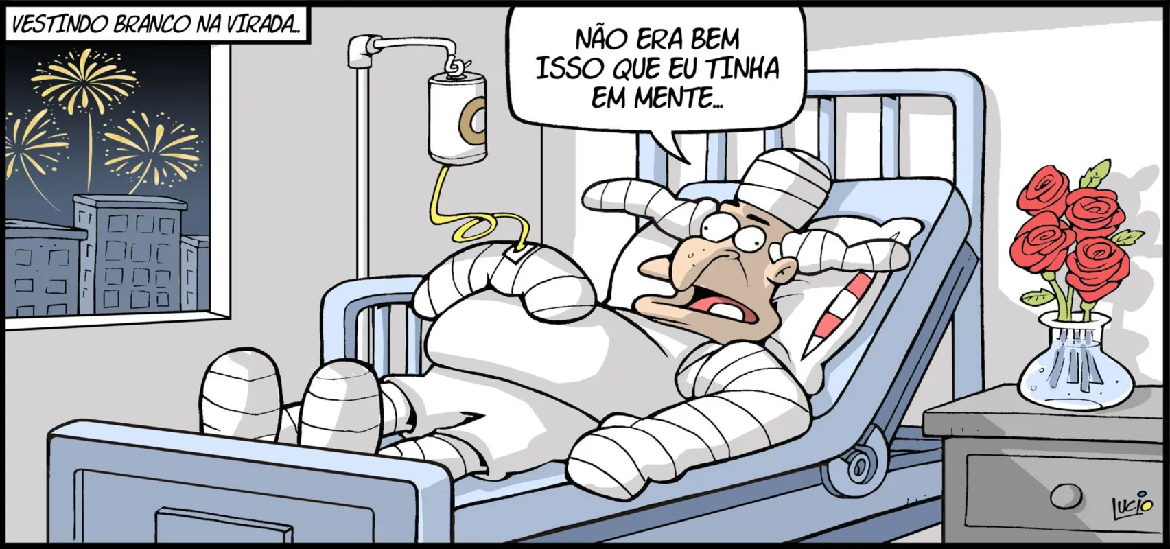 Imagem ilustrativa da imagem O último dia de 2022 merece uma dose de humor!