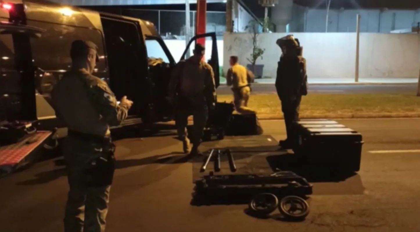 Treinamento realizado pela Polícia Militar em Londrina