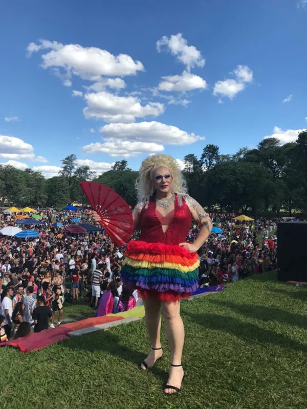 Priscilla Chandonn foi uma das artistas que se apresentou no evento