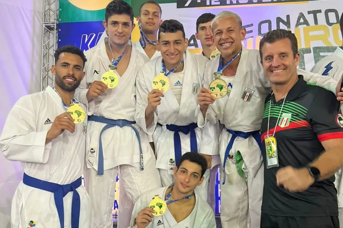 Equipe do Paraná conquistou título inédito no Brasileiro de Karatê