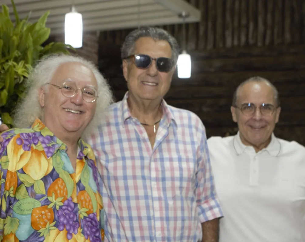 Ricardo Sahão, João Caram e Taíco Rodrigues