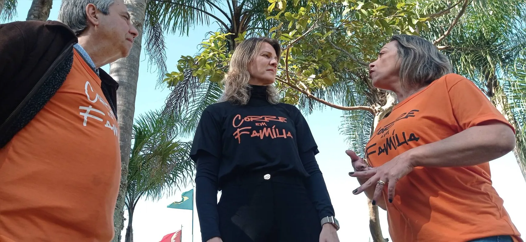 Galhardi, Cláudia Catafesta e Elen Luz deram o pontapé inicial ao projeto