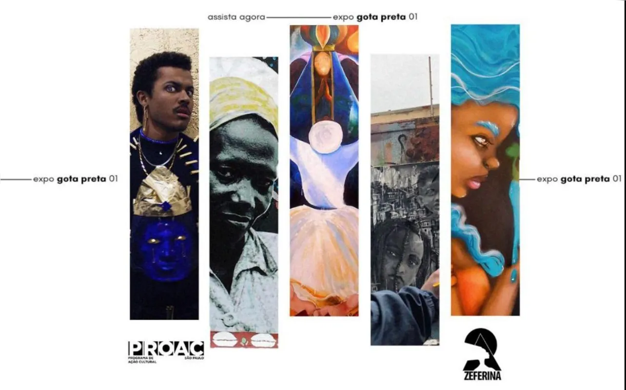 Imagem ilustrativa da imagem Projeto 'Gota Preta' promove encontro online de artistas negros