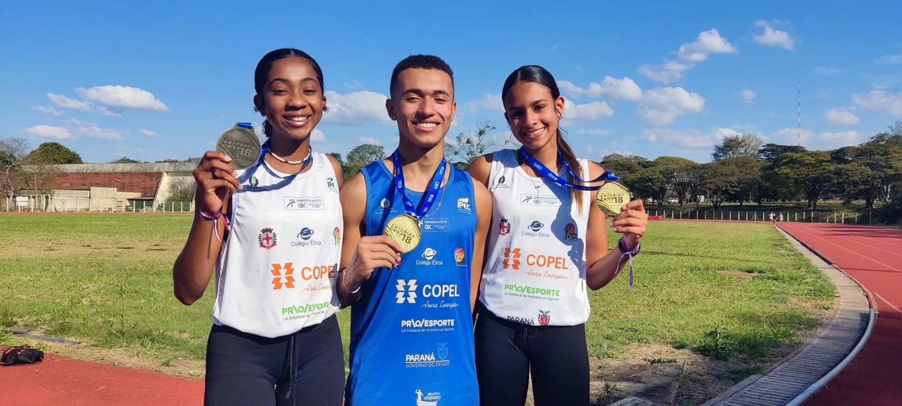 Bianca, Matheus e Júlia brilharam no Brasileiro sub-18 e garantiram vaga no Sul-Americano da categoria