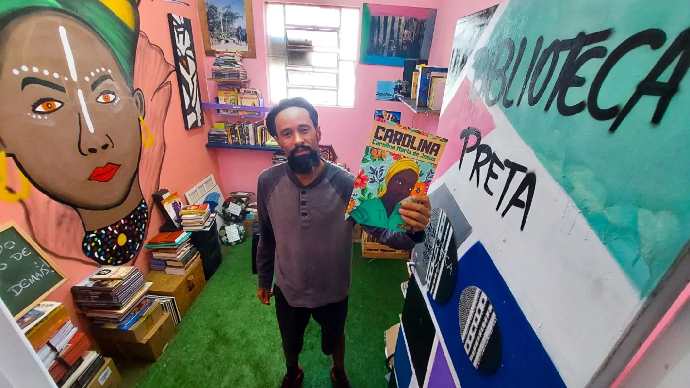 Leandro Claudino, idealizador do Favela Library, acredita que o rap tem o poder de somar ao exercício da leitura