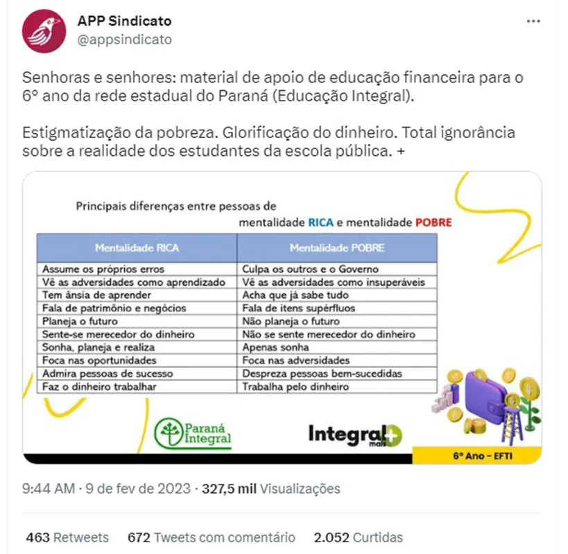 Imagem ilustrativa da imagem Seed exclui material polêmico de plataforma de ensino