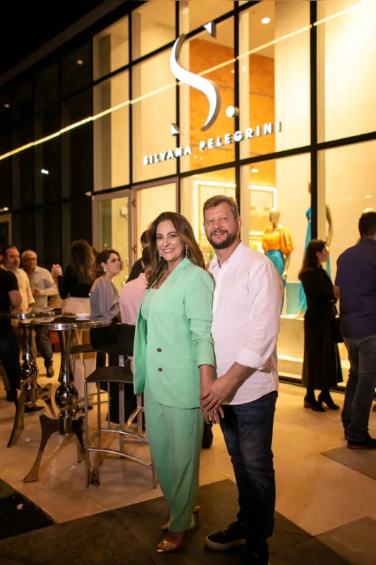 Silvana Pelegrini e o marido, Roberson Pelegrini