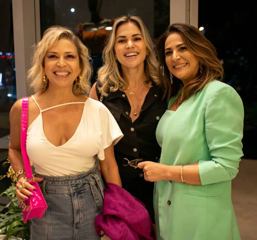 Silvana com Karen Hummig e Ana Lucia Santos