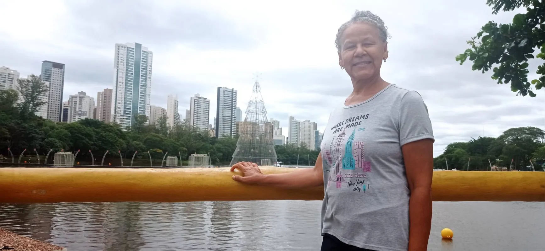 A dona de casa Josina Sales veio de Presidente Prudente e achou a decoração maravilhosa.