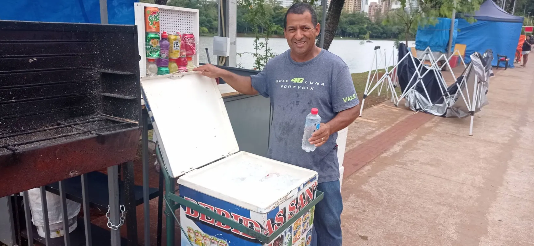 Marcelo Santiago reclamou que as vendas não foram boas