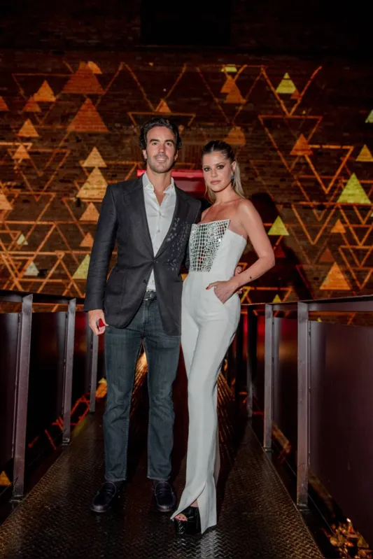 Lalá Rudge e o marido, o empresário londrinense Bruno Khouri