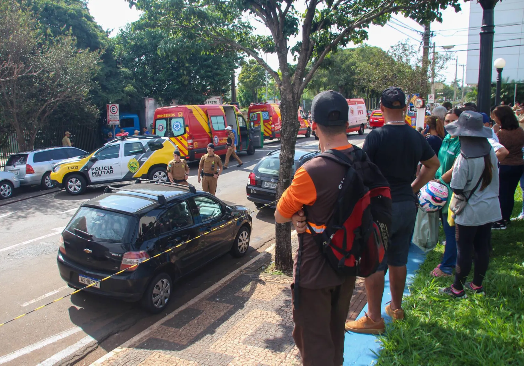 Acidente grave envolvendo caminhão no  Centro de Londrina
