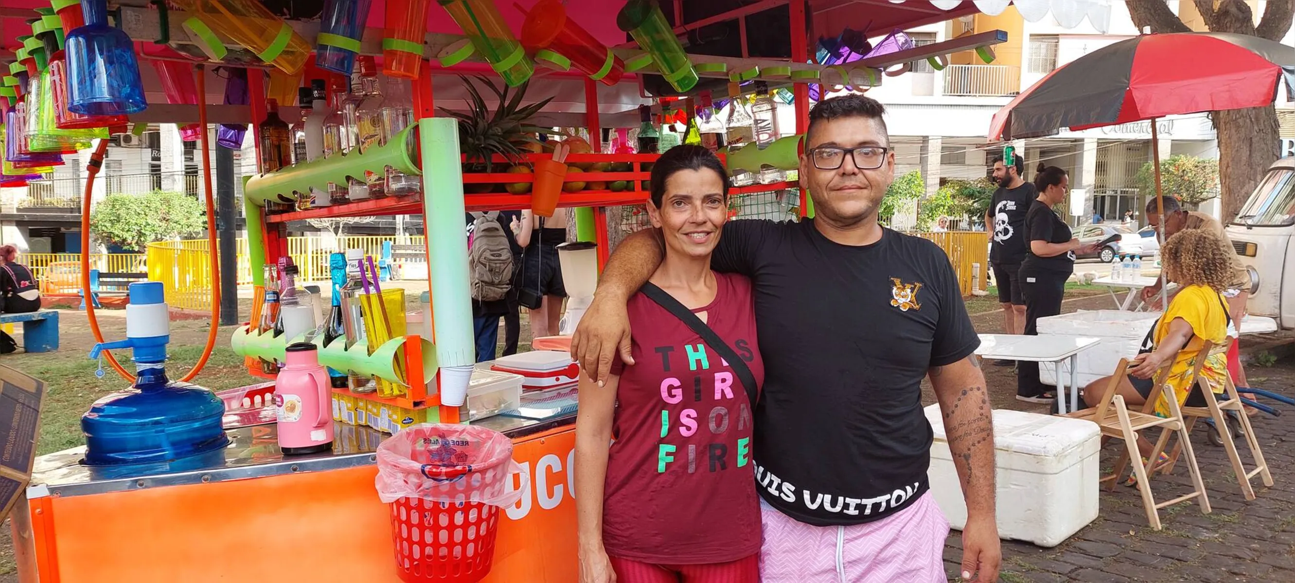 Casal Antonio Galhasce, 37, e Naila Carla Gotardo, 38,