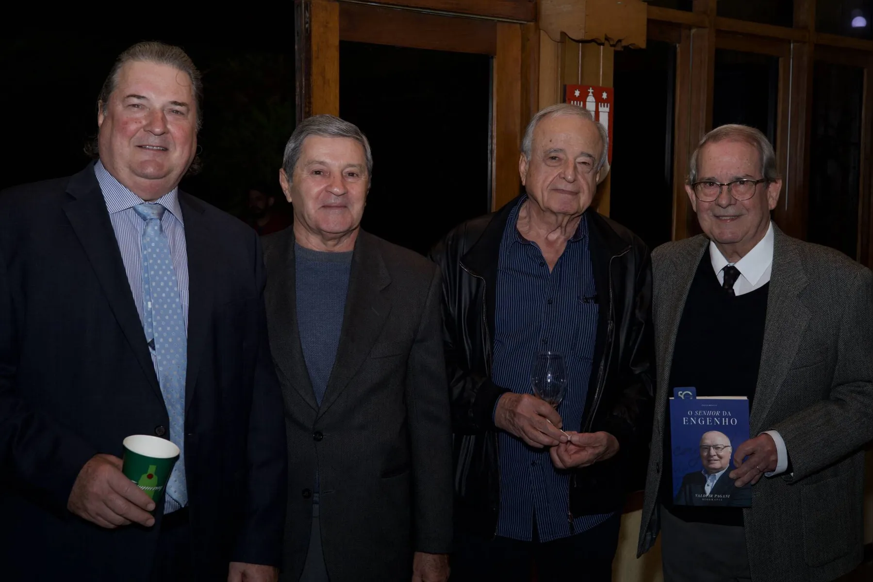 Wilson Cavina, José Antonio Ribeiro, José Sapia e Walter Busch Pereira