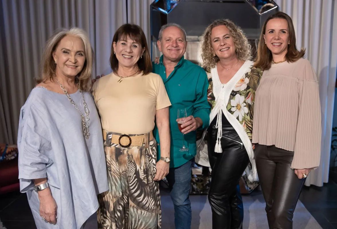 Margareth e Elora com Helô Bettoni, Sérgio Figueiredo e Patrícia Urizzi