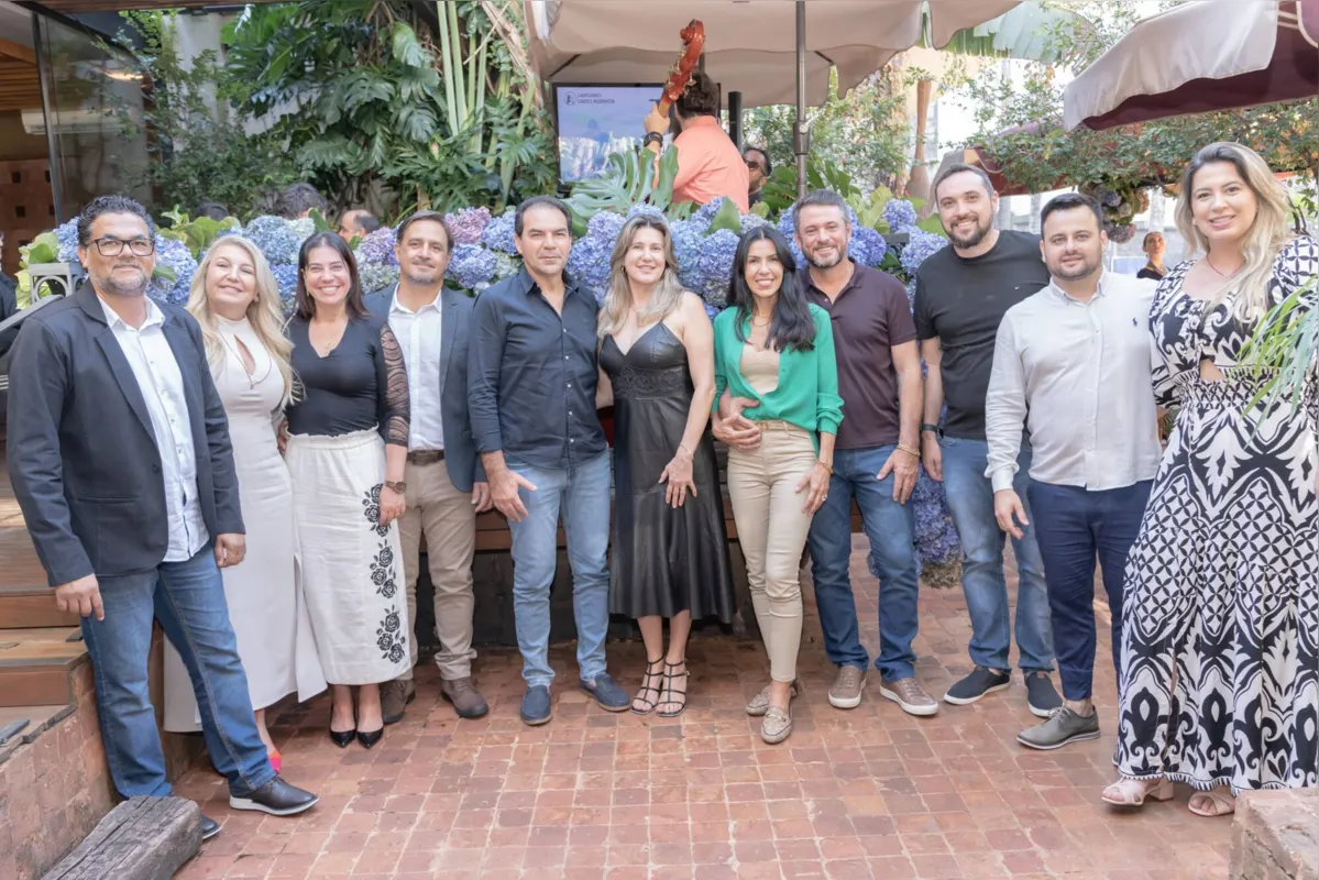 O almoço, no Baco Espaço Gastronômico, reuniu também clientes do Tayayá Porto Rico, empreendimento que integra o portfólio da CA2A, liderada pelos irmãos Patrick e Rodrigo Ferro