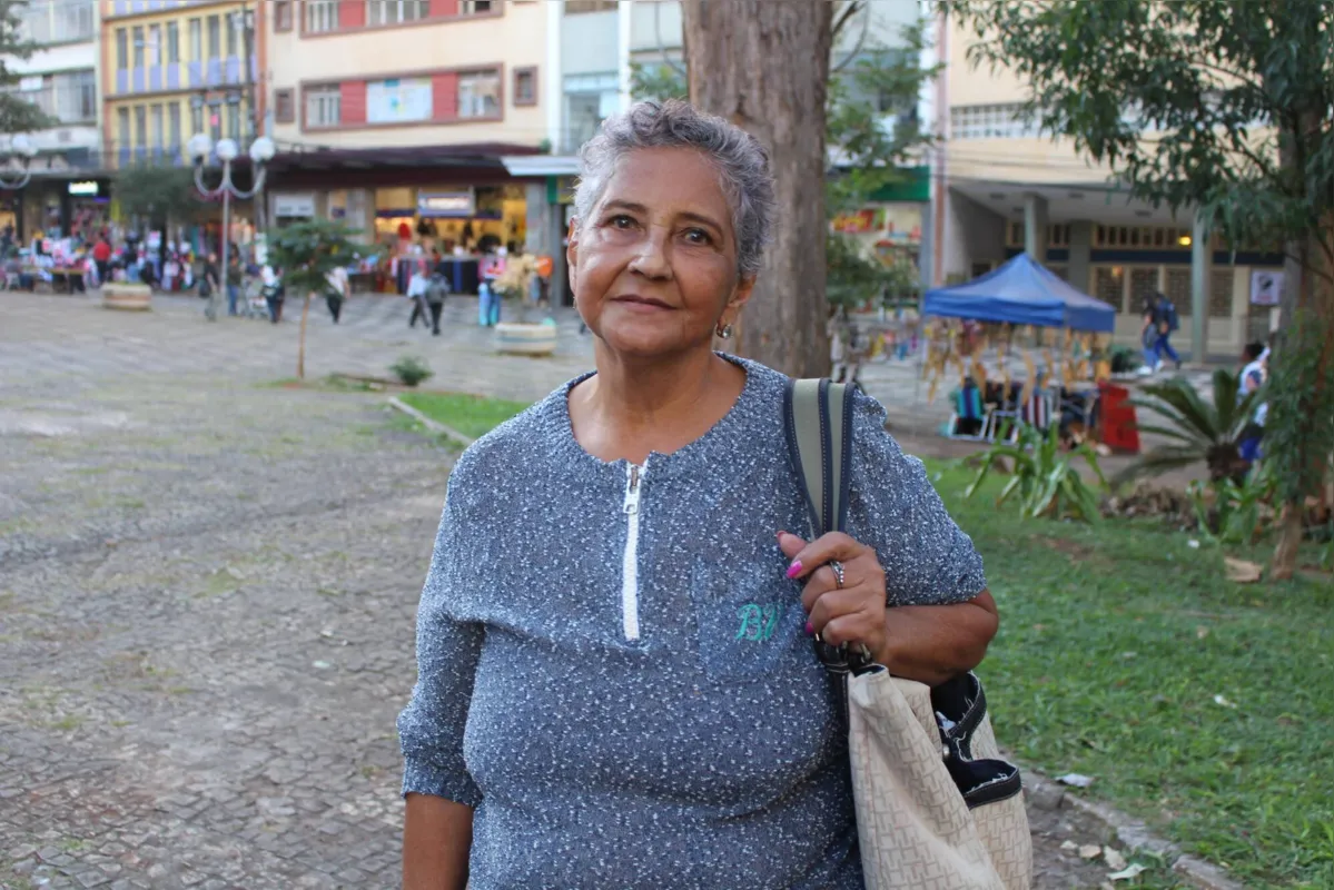 Vera Lúcia Martins diz que os últimos dias têm sido gelados, mas que é possível se acostumar com a variação de temperatura