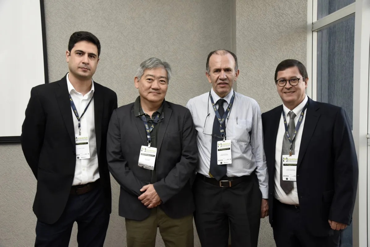Dr .Murilo Martins Correia, Dr .Koji Tanaka, Dr. Adelmo Ferreira e Dr. João Luís Bandeira