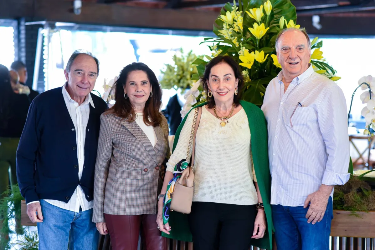 Luiz Neme, Míriam Neme, Lenita e Weber Arruda Leite