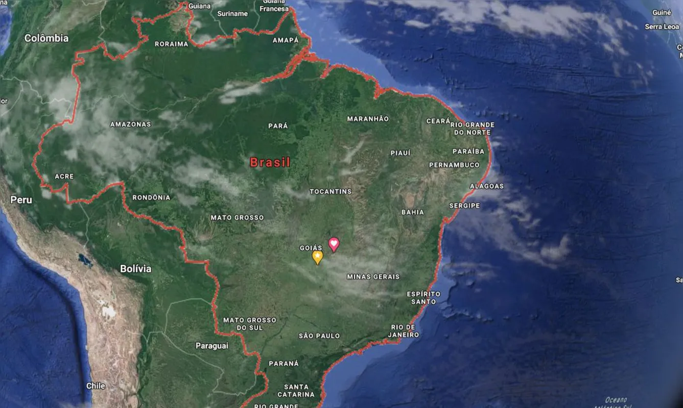 O estudo ajustou o total da área do país para 8.510.417,771 km²