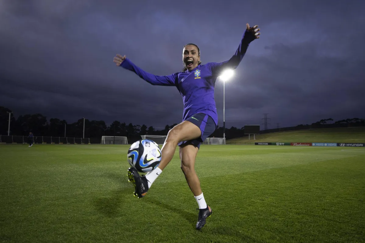Maior artilheira da história da seleção (entre homens e mulheres),  Marta estará pela sexta e última vez em um Mundial