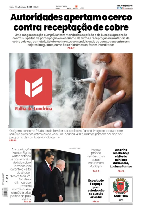 Imagem ilustrativa da imagem Capa 01/06/2023