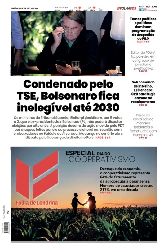 Imagem ilustrativa da imagem Capa 01/07/2023