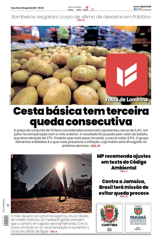 Imagem ilustrativa da imagem Capa 01/08/2023
