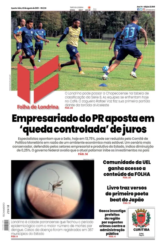 Imagem ilustrativa da imagem Capa 02/08/2023