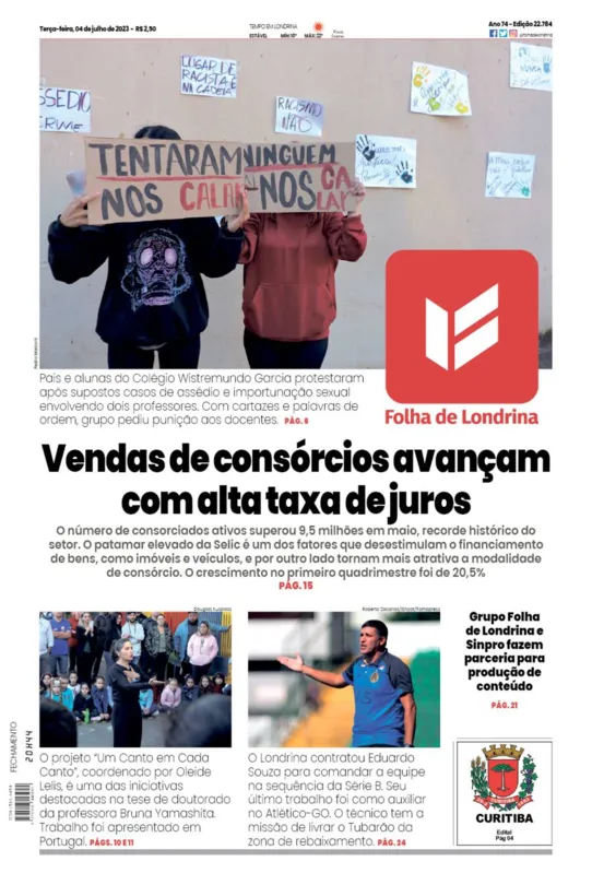 Imagem ilustrativa da imagem Capa 04/07/2023