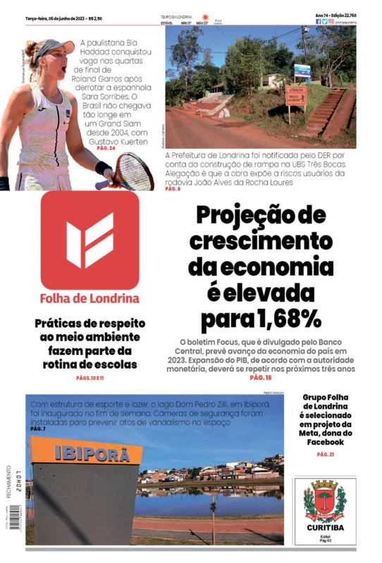 Imagem ilustrativa da imagem Capa 06/06/2023