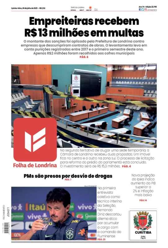 Imagem ilustrativa da imagem Capa 06/07/2023