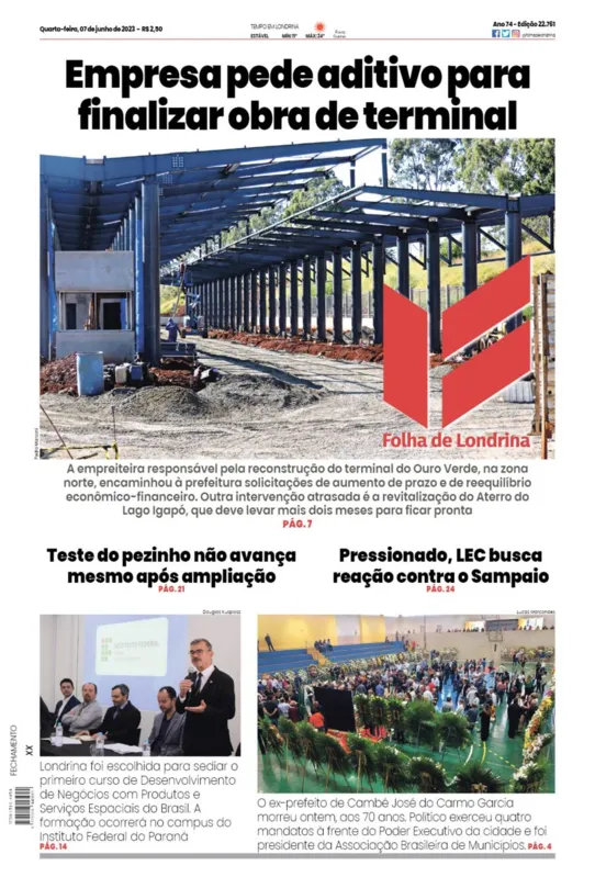 Imagem ilustrativa da imagem Capa 07/06/2023