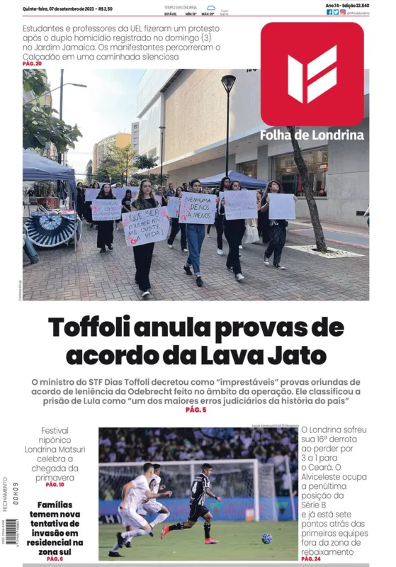 Imagem ilustrativa da imagem Capa 07/09/2023